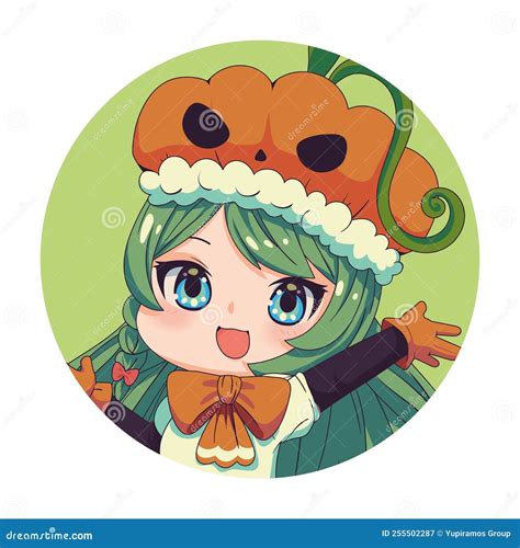 Cute chibi anime stock vector. Illustration of anime - 255502287