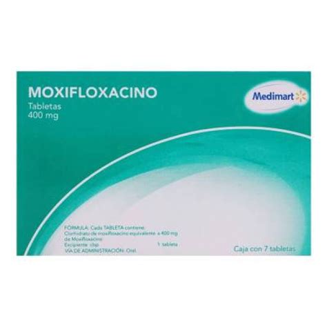 Moxifloxacino Medi Mart 400 Mg 7 Tabletas Walmart