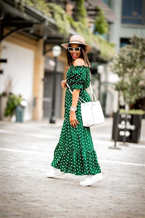 Polka Dots Spring Dress And How To Make It Modern And On Trend