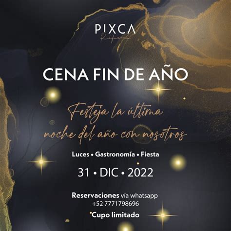 Cena Fin de Año Pixca Reforma Restaurante