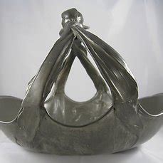 Hugo Leven For Kayserzinn Art Nouveau Pewter Tulip Basket Catawiki