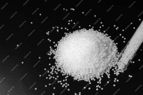 premium photo white plastic polymer petrochemical product  polymer
