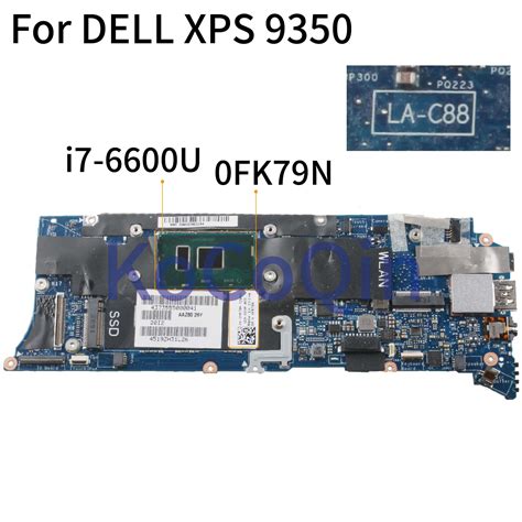 KoCoQin placa base para ordenador portátil placa base para DELL XPS 13