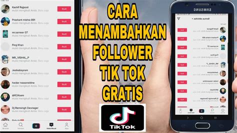 Cara Menambahkan Follower Tik Tok Gratis Youtube