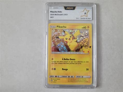 Carte Pokemon Pikachu Holo Mcdonald S Pca Eur