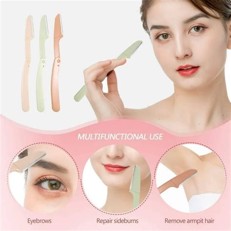 Vlemua Women And Men Beauty Eyebrow Shaver Facial Dermaplane Razors