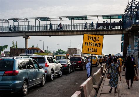 Traffic Congestion At The Berger End Of Lagos Ibadan Expressway