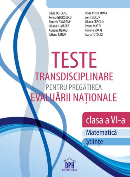 Teste Transdisciplinare Pentru Pregatirea Evaluarii Nationale