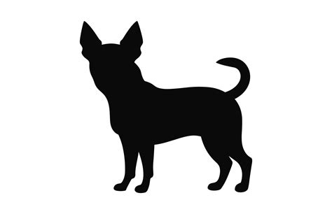 A Chihuahua Dog black Silhouette vector free 36892973 Vector Art at Vecteezy