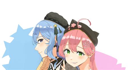 ホロライブ みこめっと しーのイラスト Pixiv