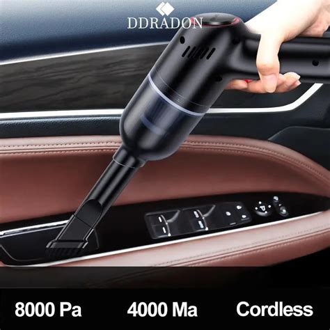 8000Pa Wireless Car Vacuum Cleaner Cordless Handheld Auto Vacuum Home