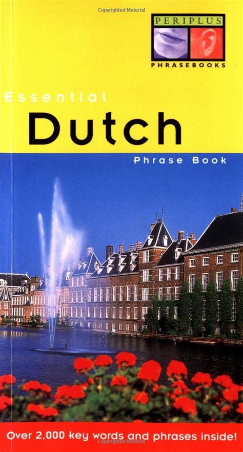 Essential Dutch Phrase Book Essential Phrasebook Series Periplus