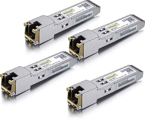 Pack G Sfp To Rj Mini Gbic Module Meter Base T Copper