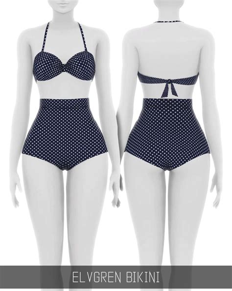Скачать мод Купальник ELVGREN BIKINI для Симс бесплатно