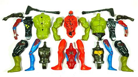 Avengers Toys Assemble Venom Carnage Vs Spider Man Vs Batman Vs Hulk