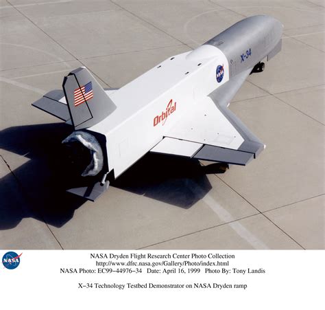 NASA Dryden X-34 Technology Testbed Demonstrator Photo Collection