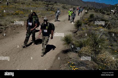 Participants Walk The Bataan Death March March 20 2016 White Sands