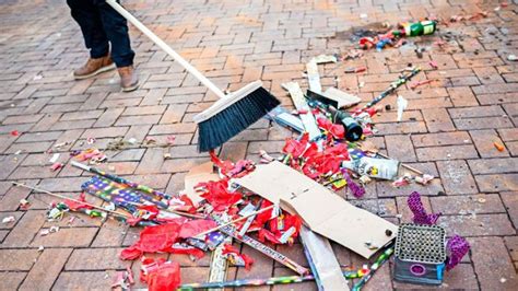 Feuerwerk Überreste im Kreis Ludwigsburg So viel Müll war es noch nie