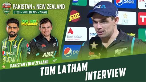 Tom Latham Interview Pakistan Vs New Zealand Rd T I Pcb