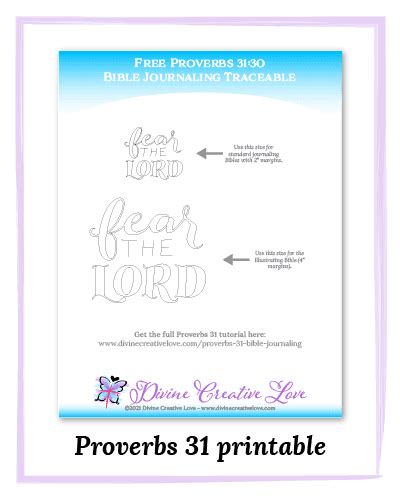 Proverbs 31 Printable Graphic Divine Creative Love