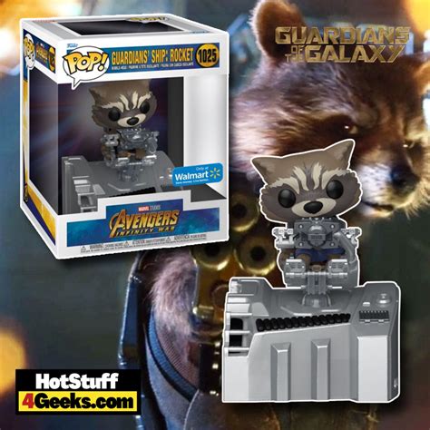 2022 New Gotg Ship Rocket In Benatar Funko Pop Walmart Exclusive