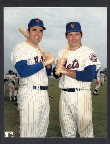 Ron Swoboda Ed Kranpool 8x10 Color Photo 1969 New York Mets World