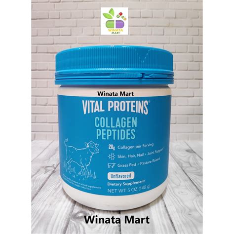 Jual Vital Proteins Collagen Peptides Unflavored 140 284 567 Gram Kolagen Shopee Indonesia