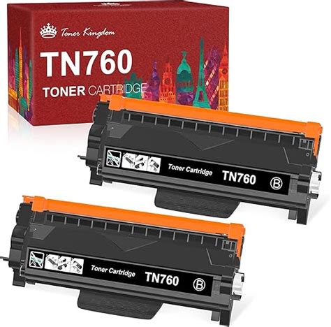 Toner Kingdom Cartuchos de tóner compatibles con Brother TN 760 TN