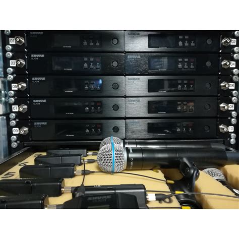 Shure QLXD4, QLXD1 Bodypack and QLXD B58 Package (2) – Buy now from 10Kused