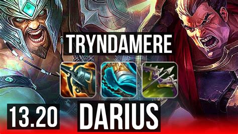 Tryndamere Vs Darius Top 6 Solo Kills 600 Games 939 Euw