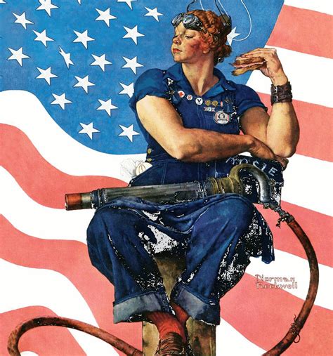 World War Women Rosie The Riveter