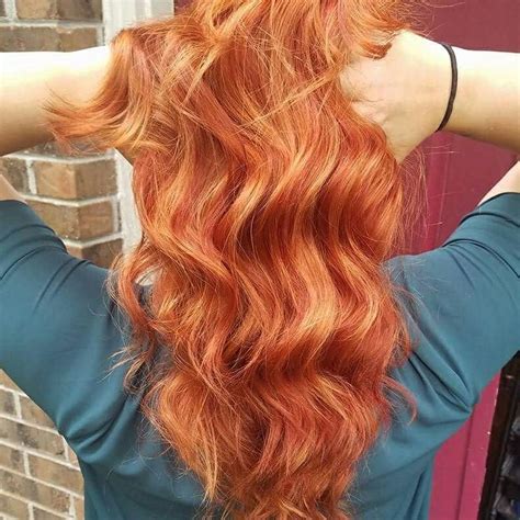 Vibrant Copper Long Hair Styles Hairdo Hair Styles