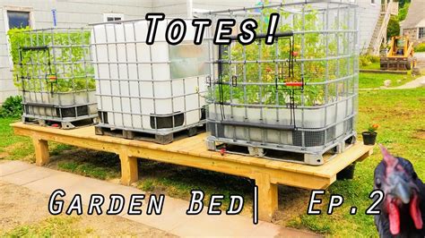 How To Build IBC Tote Container Raised Garden Beds Episode Two YouTube