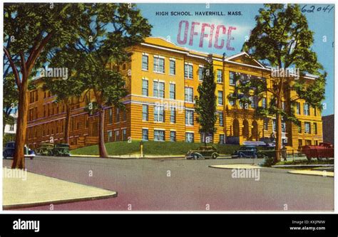 High School Haverhill Mass 62041 Stock Photo Alamy