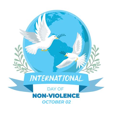 International day of non-violence 12254768 Vector Art at Vecteezy