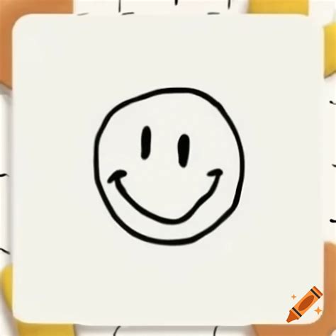 Smiley Face Doodle In Logo For Sketching Studio Youtube Channel On Craiyon