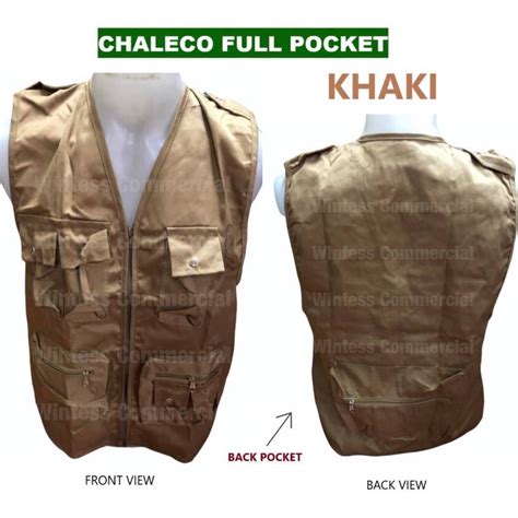 Vest Chaleco Full Pocket Barangay Tanod Toda Election Campaign Vest