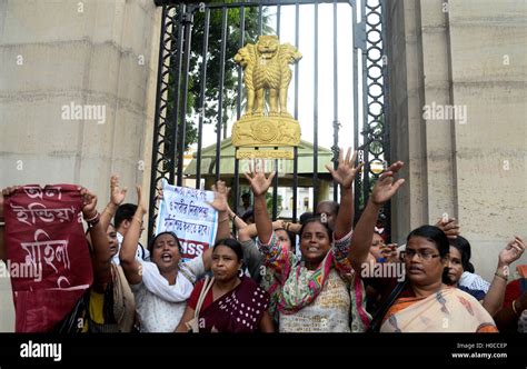 Kolkata Th May Suci C Activist Climb The Gate Of Off