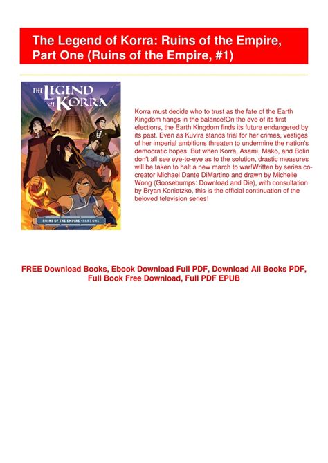 Ppt The Legend Of Korra Ruins Of The Empire Part One Ruins Of The