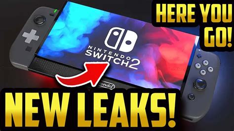 Nintendo Switch 2 Here It Is Massive Leaks And Images Patents Youtube