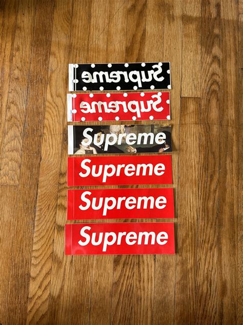 Supreme Supreme Box Logo Sticker Pack - CDG, Caravaggio | Grailed