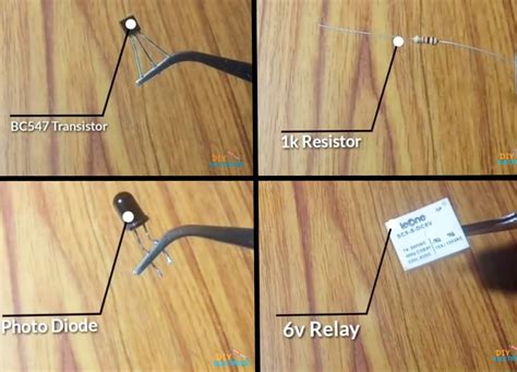 5 IN 1 Circuit Using BC547 Transistor. - DiyElectronic