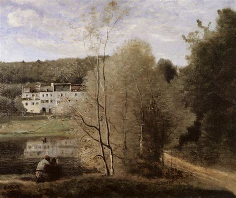 The Pond and the Cabassud Houses at Ville d Avray 卡米耶柯罗Camille Corot