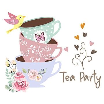 Tea Party PNG, Vector, PSD, and Clipart With Transparent Background for Free Download | Pngtree