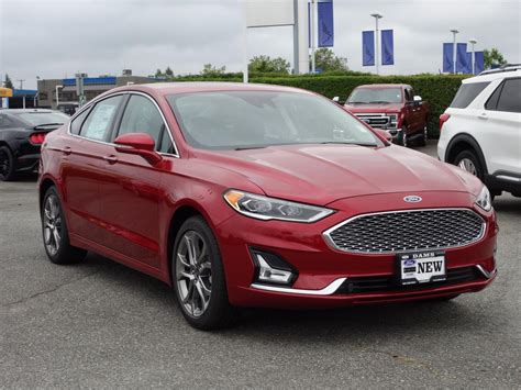 2020 Ford Fusion Hybrid Titanium Rapid Red 20l Ivct Atkinson Cycle I 4 Engine And Electric