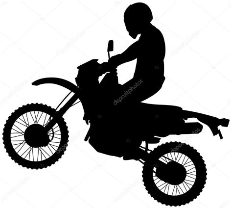 Dirt Bike Silhouette