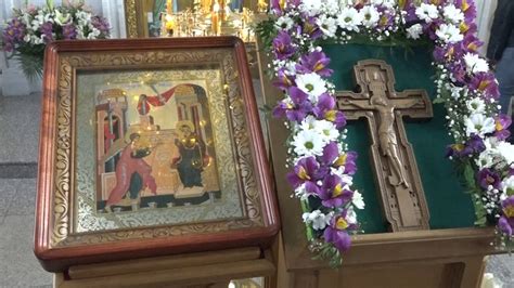 Православные христиане отмечают Благовещение Пресвятой Богородицы - YouTube