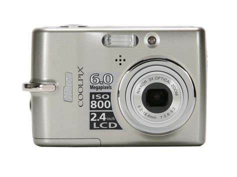 Nikon Coolpix L Gray Mp Digital Camera Newegg