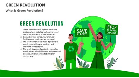 Green Revolution PowerPoint and Google Slides Template - PPT Slides