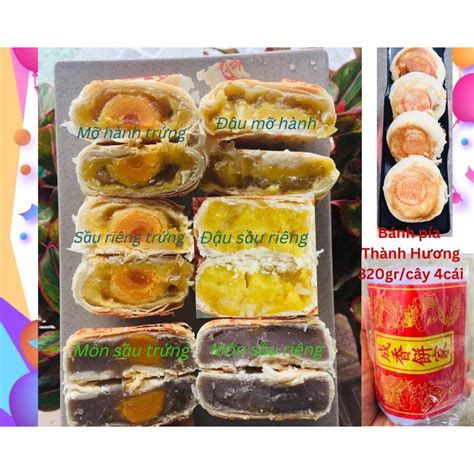 Bánh Pía Xưa Gói Giấy Thành Hương Nhân đậu Mỡ Hành Trứng Muối đậu Xanh